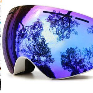 Ski & Snowboard Goggles with Anit-Fog UV Protectio